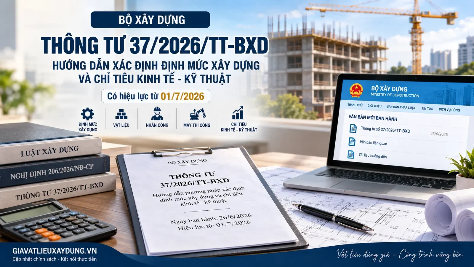 Khảo sát giá nhân công xây dựng theo Thông tư 37/2026/TT-BXD cần lưu ý gì?