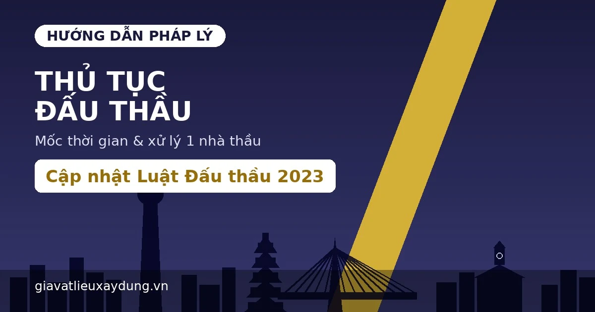 Thủ tục đăng tải hồ sơ mời thầu và xử lý khi chỉ có 1 nhà thầu tham dự