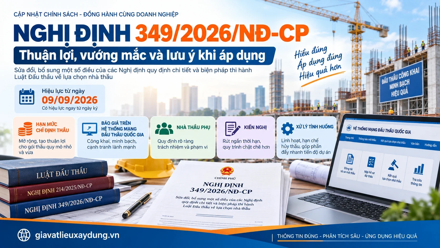 Nghị định 349/2026/NĐ-CP và những thuận lợi, khó khăn, vướng mắc cần lưu ý khi áp dụng trong lựa chọn nhà thầu