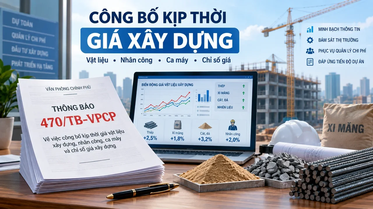 Phó Thủ tướng yêu cầu công bố kịp thời giá vật liệu, nhân công, ca máy và chỉ số giá xây dựng
